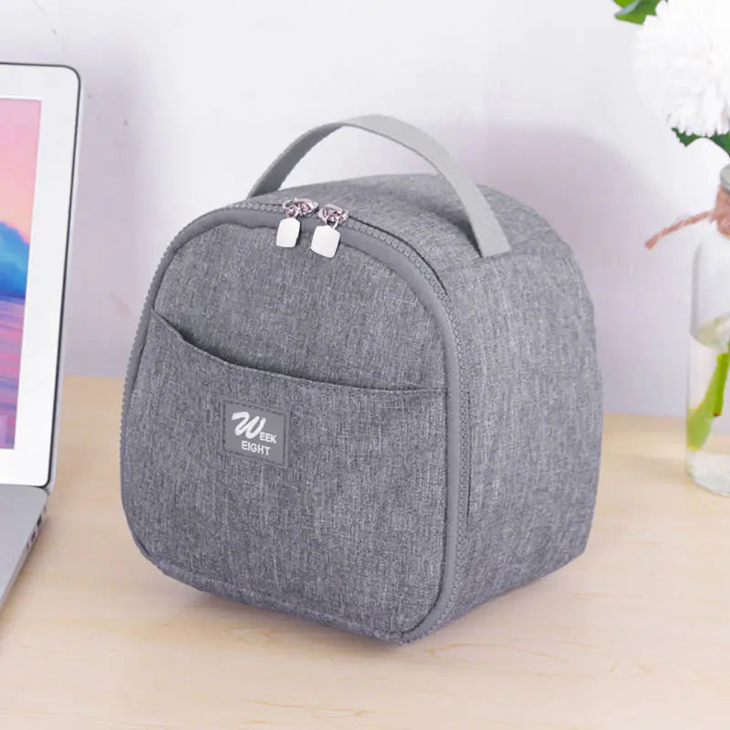Cation Oxford Cloth Insulated Lunch Bag with Handle