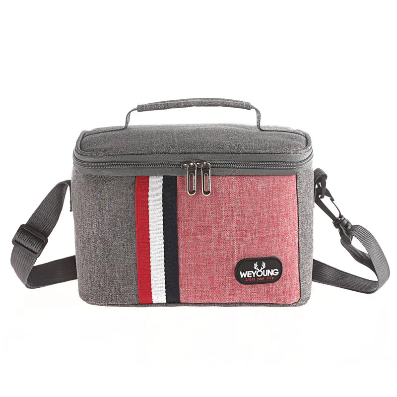 Insulated Lunch Bag with Thick Aluminum Foil - Large Capacity