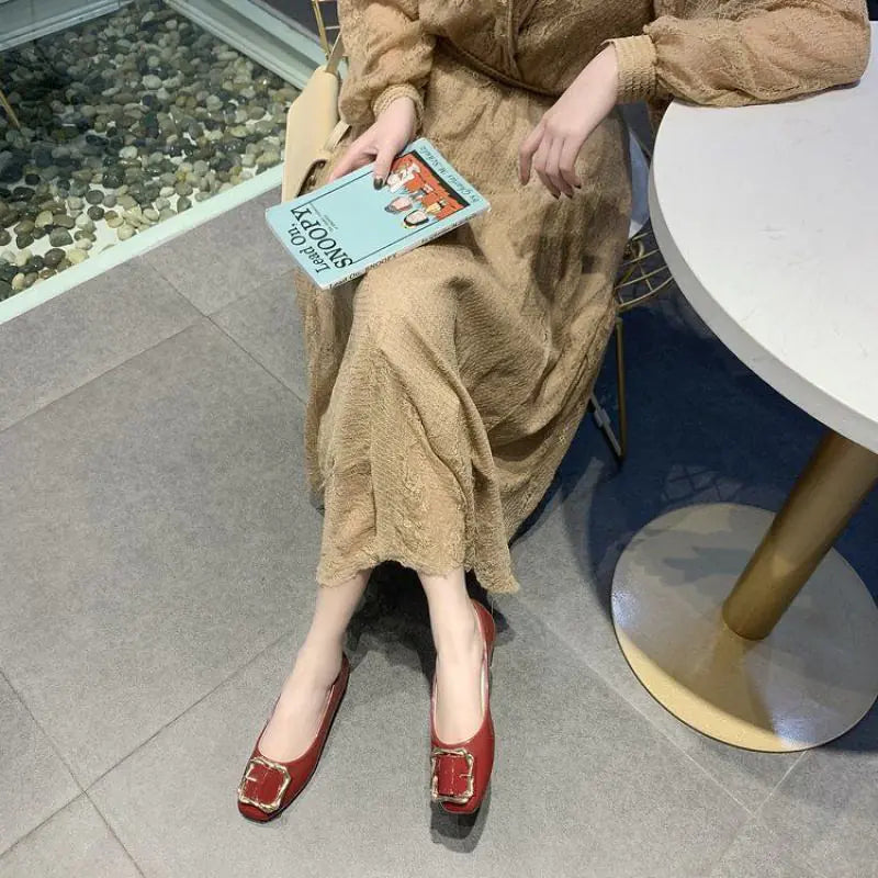 Soft Sole Leather Flat Shoes for Women - Spring 2020