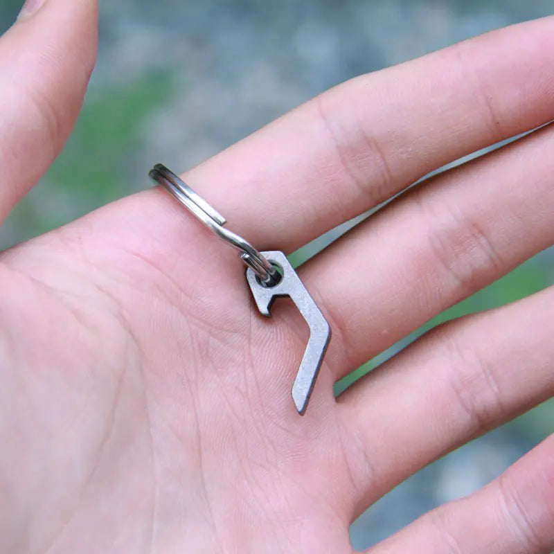 Mini Stainless Steel Bottle Opener Keychain Tool