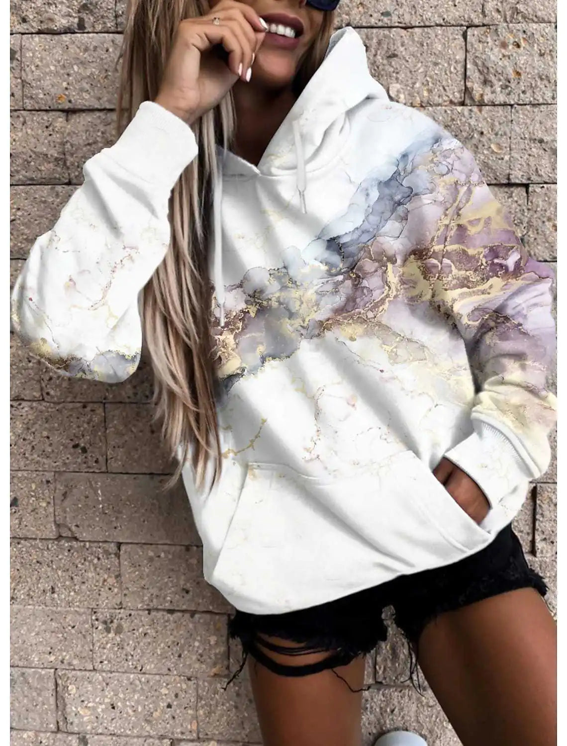 3D Printed Ladies Sweatshirt Top