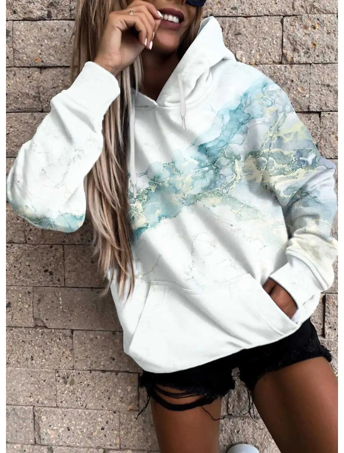 3D Printed Ladies Sweatshirt Top