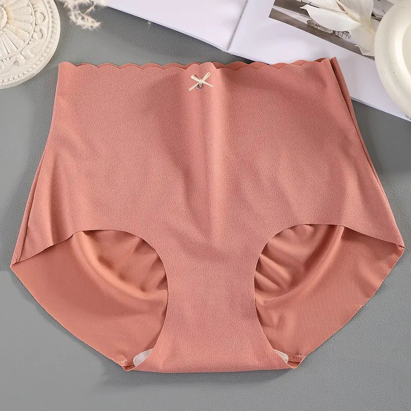 Plus Size Women's High Waist Antibacterial Yoga Briefs