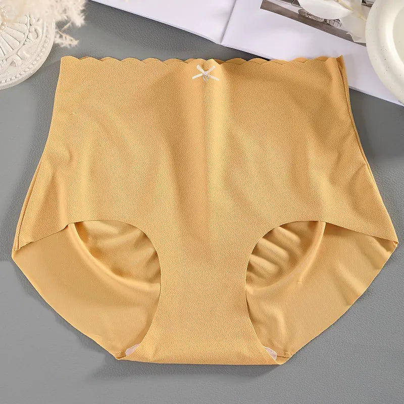 Plus Size Women's High Waist Antibacterial Yoga Briefs
