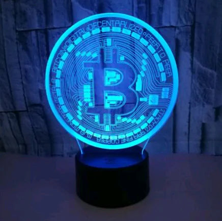 3D Touch Colorful Night Light with 3D Visual Effect