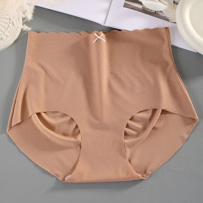 Plus Size Women's High Waist Antibacterial Yoga Briefs
