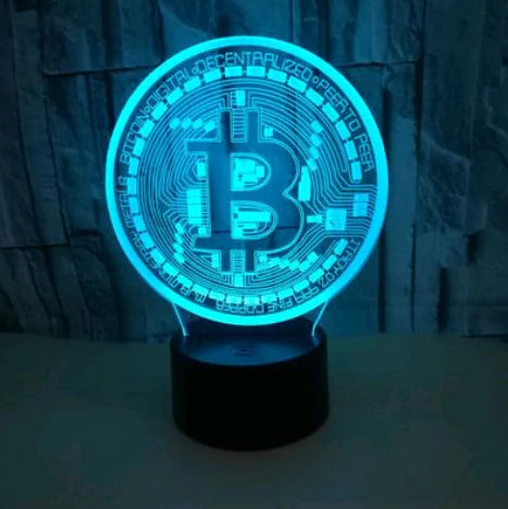 3D Touch Colorful Night Light with 3D Visual Effect