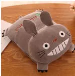 Cartoon Air Conditioning Blanket with Plush Pillow