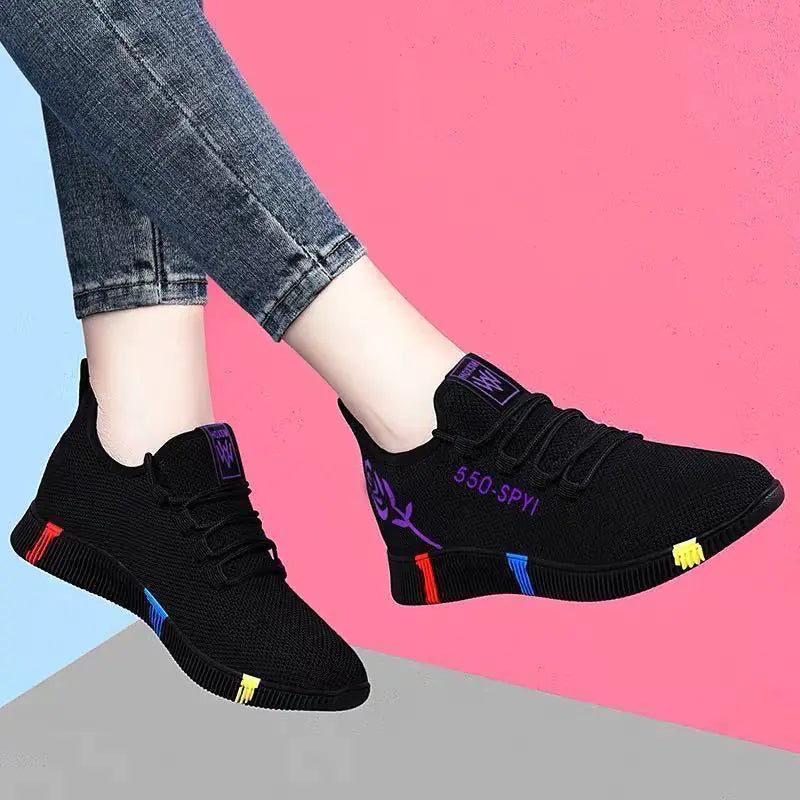 Women's Breathable Athletic Shoes - Slip-Resistant Casuals