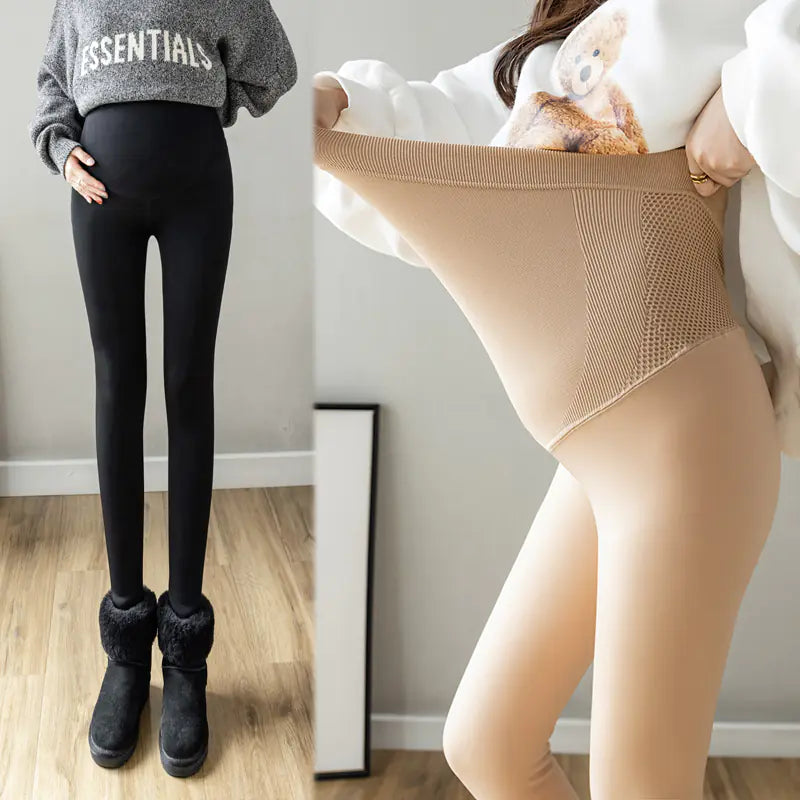 Warm Belly Tights for Pregnant Women, Autumn Winter Leggings