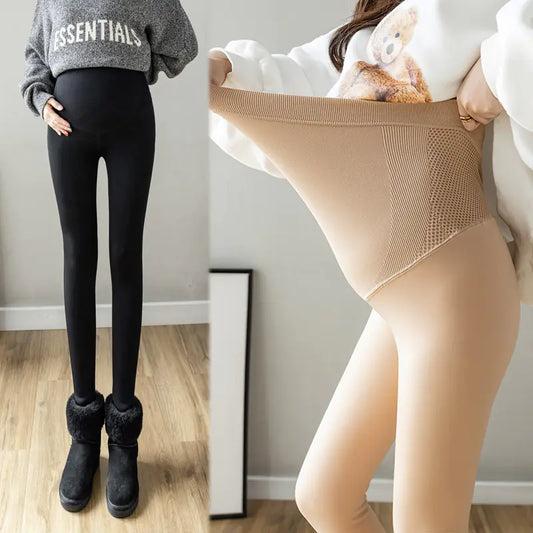 Warm Belly Tights for Pregnant Women, Autumn Winter Leggings