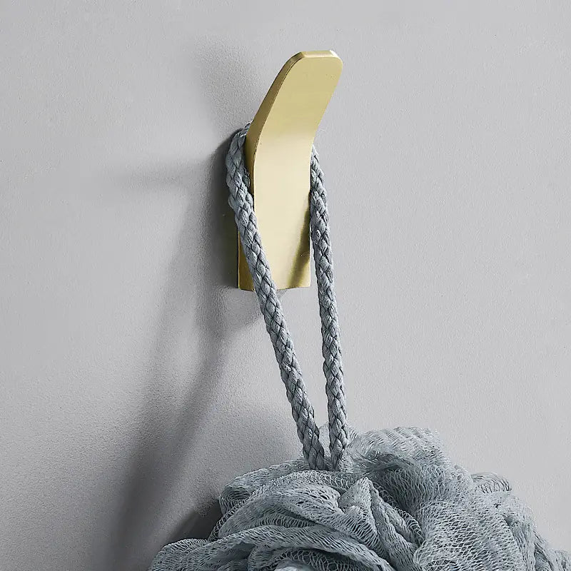 Black Space Aluminum Wall-Mounted Coat Hook