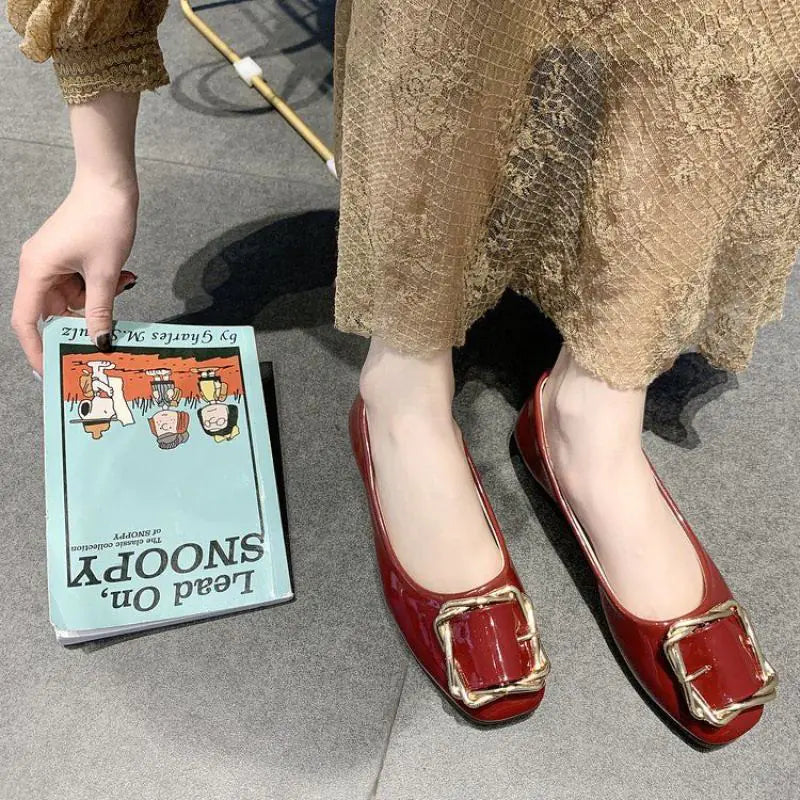 Soft Sole Leather Flat Shoes for Women - Spring 2020