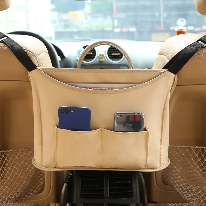 Car Seat Back Storage Organizer with Cup and Phone Holder
