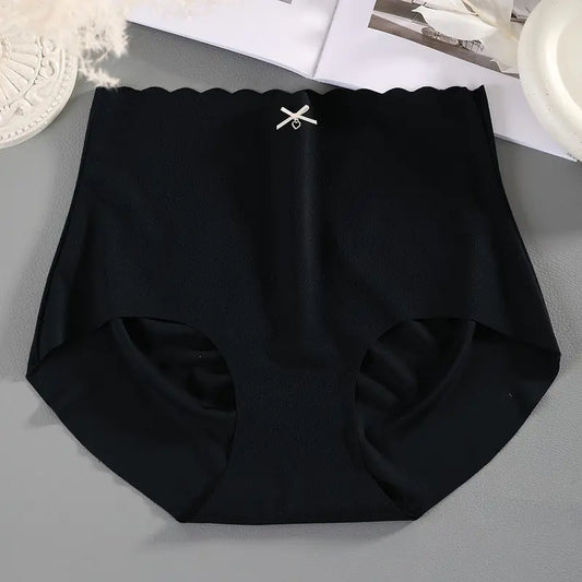 Plus Size Women's High Waist Antibacterial Yoga Briefs