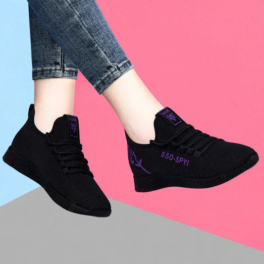 Women's Breathable Athletic Shoes - Slip-Resistant Casuals