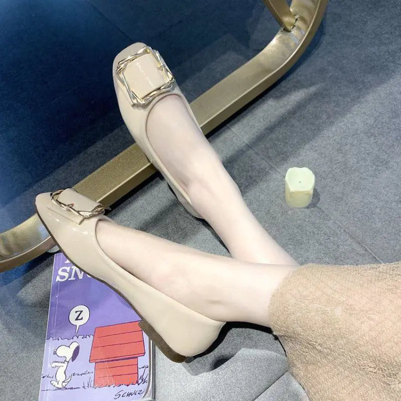 Soft Sole Leather Flat Shoes for Women - Spring 2020