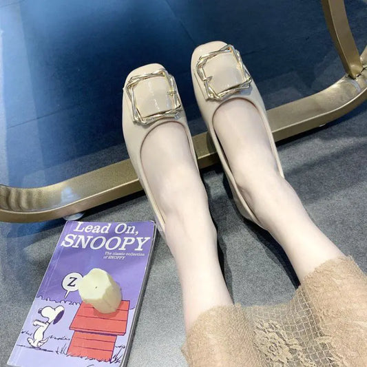 Soft Sole Leather Flat Shoes for Women - Spring 2020