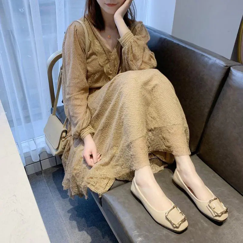 Soft Sole Leather Flat Shoes for Women - Spring 2020