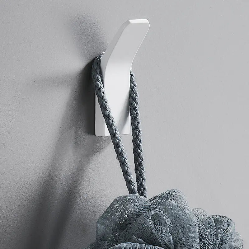 Black Space Aluminum Wall-Mounted Coat Hook