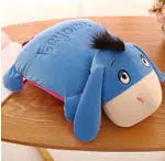 Cartoon Air Conditioning Blanket with Plush Pillow