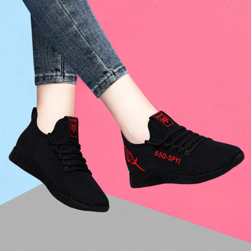 Women's Breathable Athletic Shoes - Slip-Resistant Casuals